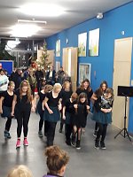 In Bad Frankenhausen steppte Weihnachtsmann Bild: In Bad Frankenhausen steppte Weihnachtsmann