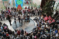 Bild: Weihnachtslieder in der Talstra&szlig;e