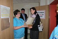 Bild: Weihnachtsbesuche in den DRK-Krankenh&auml;usern