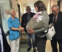 Bild: Weihnachtsbesuche in den DRK-Krankenh&auml;usern