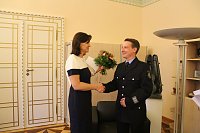 Staffelstabübergabe beim Kreisbrandinspektor Bild: Staffelstabübergabe beim Kreisbrandinspektor