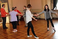 Tanztraining für die Schlössertage 2018 Bild: Tanztraining für die Schlössertage 2018