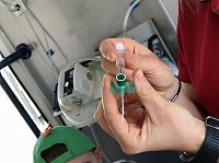 Bild: Rettungswagen vor der Rappelkiste Oberb&ouml;sa !