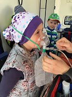 Bild: Rettungswagen vor der Rappelkiste Oberb&ouml;sa !