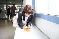 Bild: Landr&auml;tin &uuml;bergibt neues Schulgeb&auml;ude