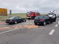 Bild: Verkehrsunfall an der Thalebraer Kreuzung