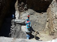 Baustelle im Jechaburger Weg Bild: Baustelle im Jechaburger Weg