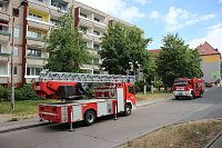 Bild: Feuerwehreinsatz in der Weizenstra&szlig;e