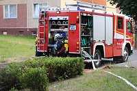 Bild: Feuerwehreinsatz in der Weizenstra&szlig;e