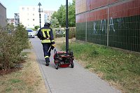 Bild: Feuerwehreinsatz in der Weizenstra&szlig;e