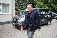 Bild: Auf Tour in Sondershausen beim DRK
