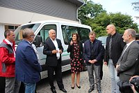 Bild: Auf Tour in Sondershausen beim DRK