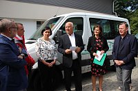 Bild: Auf Tour in Sondershausen beim DRK