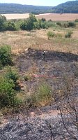 Brand in ehemaliger Kiesgrube Bild: Brand in ehemaliger Kiesgrube