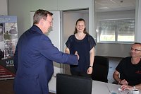 Bild: Ramelow bei 3D-Schilling in Oberspier