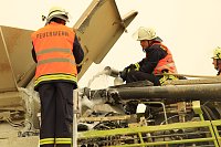 Bild: Erntefahrzeug berannte