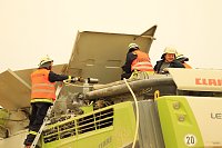 Bild: Erntefahrzeug berannte