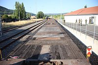 Bild: Panzer in Richtung Litauen verladen
