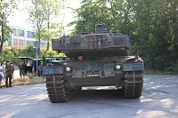 Bild: Panzer in Richtung Litauen verladen
