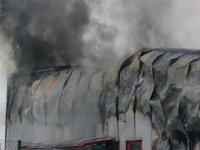 Bild: Dicke Rauchschwaden &uuml;ber Greu&szlig;en