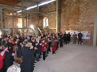 Bild: Richtfest Cruciskirche