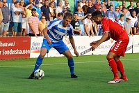 Wacker Nordhausen mit ersten Sieg in einem Heimspiel. 3:0 gegen Meuselwitz im ersten Thüringen-Derby der Saison Bild: Wacker Nordhausen mit ersten Sieg in einem Heimspiel. 3:0 gegen Meuselwitz im ersten Thüringen-Derby der Saison