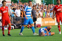 Wacker Nordhausen mit ersten Sieg in einem Heimspiel. 3:0 gegen Meuselwitz im ersten Thüringen-Derby der Saison Bild: Wacker Nordhausen mit ersten Sieg in einem Heimspiel. 3:0 gegen Meuselwitz im ersten Thüringen-Derby der Saison