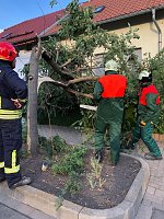 Unwetter über Sondershausen Bild: Unwetter über Sondershausen