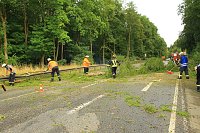 Unwetter über Sondershausen Bild: Unwetter über Sondershausen