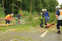 Unwetter über Sondershausen Bild: Unwetter über Sondershausen
