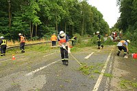 Unwetter über Sondershausen Bild: Unwetter über Sondershausen