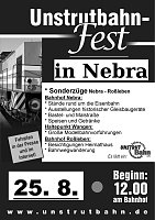 13. Unstrutbahnfest steht vor der Tür Bild: 13. Unstrutbahnfest steht vor der Tür