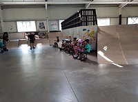 Abschlussprüfung des Inlineskatekurses Bild: Abschlussprüfung des Inlineskatekurses