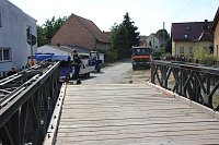 Brücke in Thalebra steht schon Bild: Brücke in Thalebra steht schon