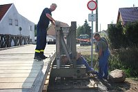 Brücke in Thalebra steht schon Bild: Brücke in Thalebra steht schon