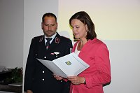 Bei Feuerwehrberatung hohe Auszeichnung verliehen Bild: Bei Feuerwehrberatung hohe Auszeichnung verliehen