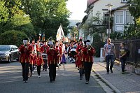 Bild: Hausm&auml;nner mit Umzug durch Bad Frankenhausen