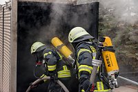 Bild: Feuerwehren &uuml;bten in Greu&szlig;en