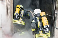 Bild: Feuerwehren &uuml;bten in Greu&szlig;en