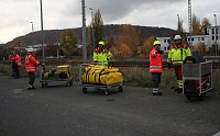 Zugunglück war nur eine Übung Bild: Zugunglück war nur eine Übung