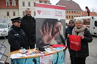 Bild: Zeichen gegen h&auml;usliche Gewalt