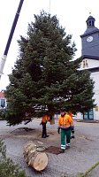 Weihnachtsmarkt in Bad Frankenhausen in Vorbereitung Bild: Weihnachtsmarkt in Bad Frankenhausen in Vorbereitung