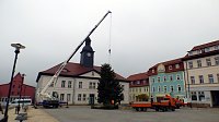 Weihnachtsmarkt in Bad Frankenhausen in Vorbereitung Bild: Weihnachtsmarkt in Bad Frankenhausen in Vorbereitung