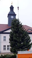 Weihnachtsmarkt in Bad Frankenhausen in Vorbereitung Bild: Weihnachtsmarkt in Bad Frankenhausen in Vorbereitung