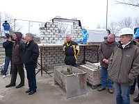 Bild: Grundsteinlegung Sportlerheim Westerengel