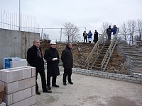 Bild: Grundsteinlegung Sportlerheim Westerengel