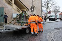 Die erste Glocke für Trinitatiskirche in der Stadt Bild: Die erste Glocke für Trinitatiskirche in der Stadt