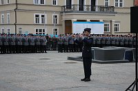 Vereidigung auf dem Markt Bild: Vereidigung auf dem Markt