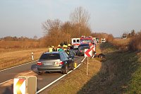 Sechs Menschen bei Unfall verletzt Bild: Sechs Menschen bei Unfall verletzt