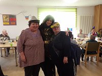 Bild: Faschingsfeier in der Segelteichstra&szlig;e